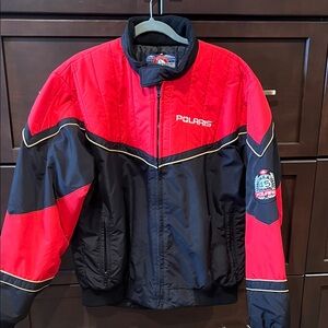 Red and Black Performance Jacket for Men